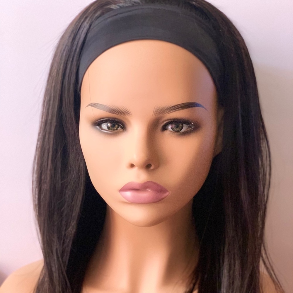 20”inch Virgin Hair Headband Wig